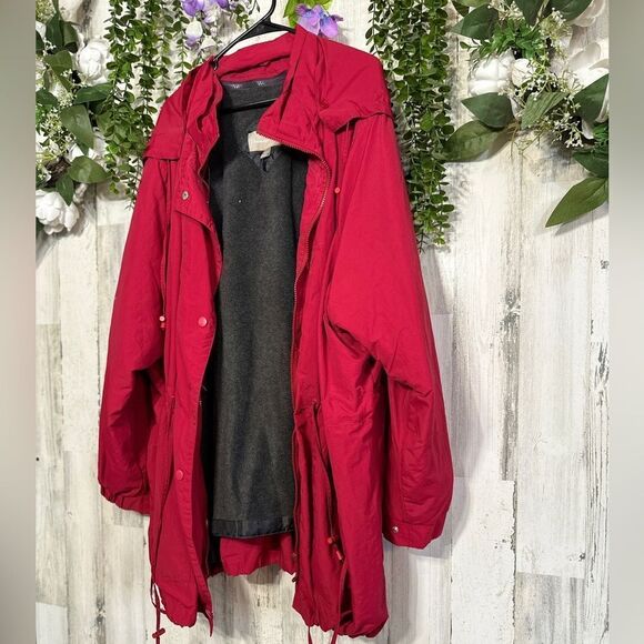 Fleece-Lined Taslon Anorak NWOT - Picture 2 of 4